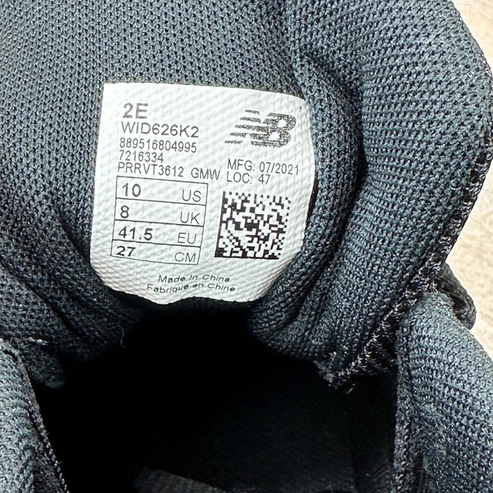 New Balance 626v2 Industrial Womens 10 2E Wide Black Slip Resistant WID626K2 - Picture 4 of 13
